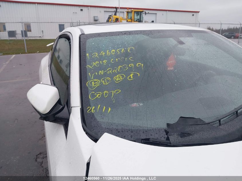 2018 Honda Civic Si Si VIN: 2HGFC3A5XJH220399 Lot: 12460560