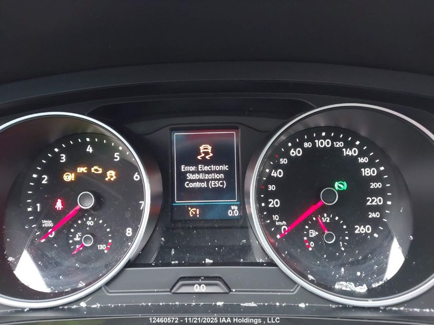 2019 Volkswagen Tiguan VIN: 3VV2B7AX4KM173271 Lot: 12460572