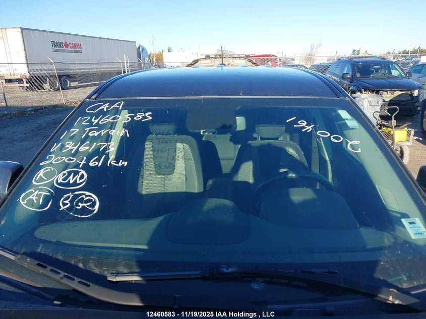 2017 GMC Terrain Sle VIN: 2GKFLSEK7H6346173 Lot: 12460583