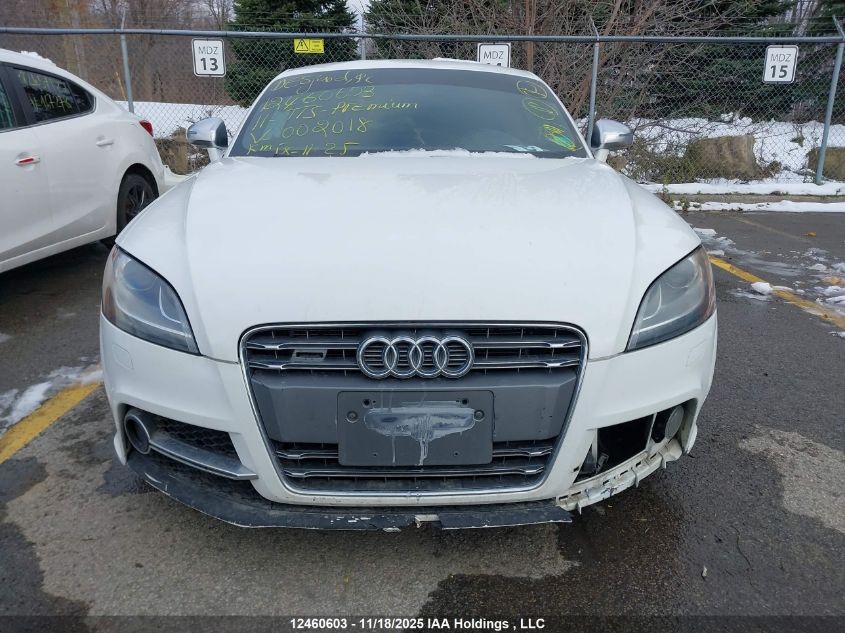 2011 Audi Tts Premium VIN: TRUB1AFK6B1002018 Lot: 12460603