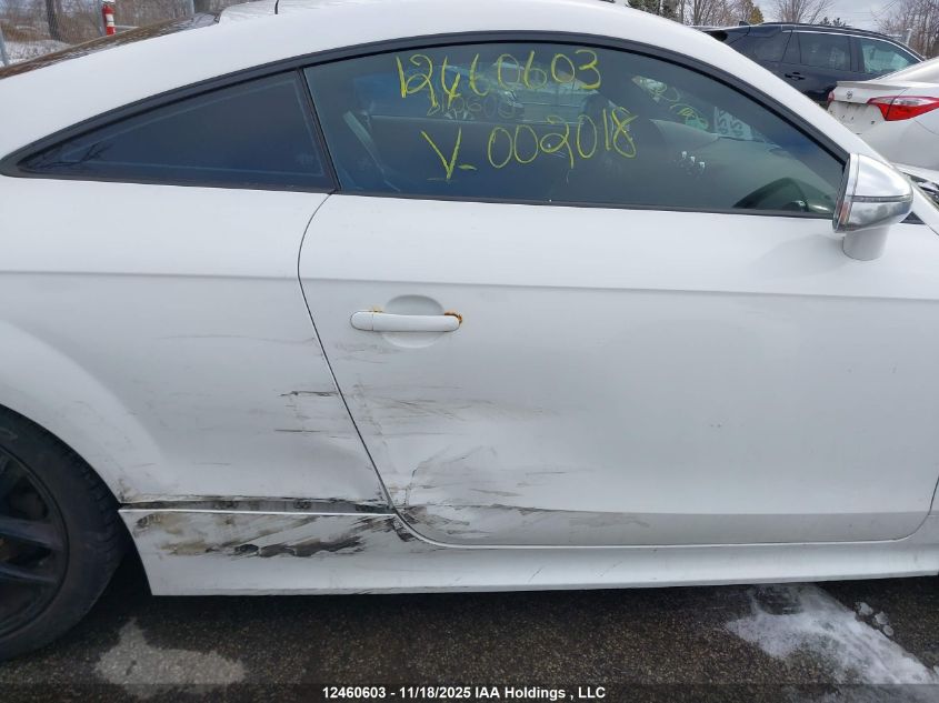 2011 Audi Tts Premium VIN: TRUB1AFK6B1002018 Lot: 12460603