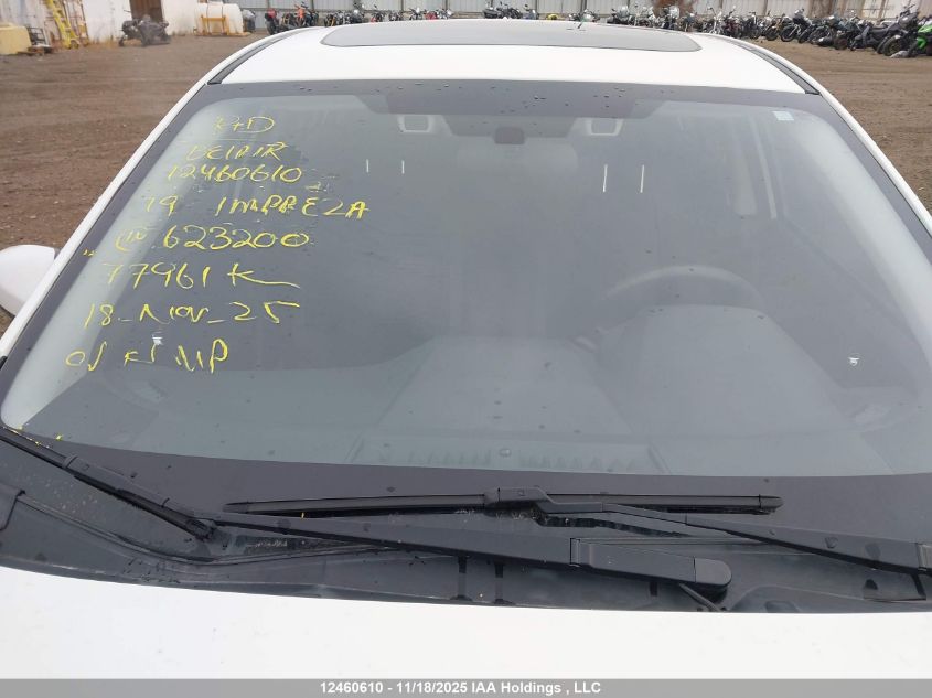 2019 Subaru Impreza VIN: 4S3GKAG66K3623200 Lot: 12460610