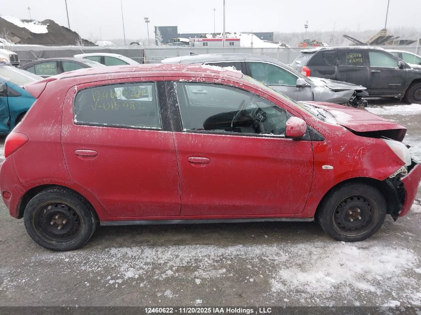 2014 Mitsubishi Mirage Es VIN: ML32A4HJXEH015482 Lot: 12460622