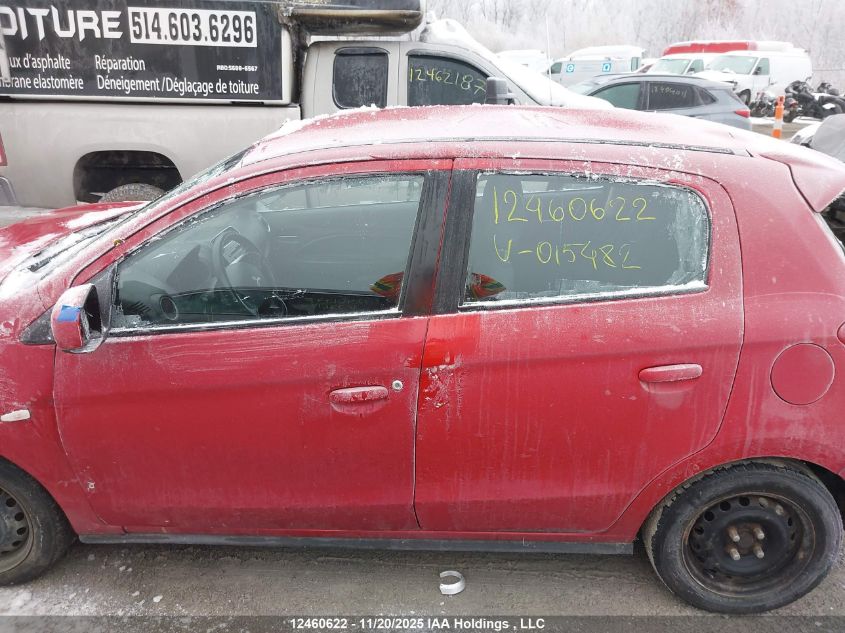 2014 Mitsubishi Mirage Es VIN: ML32A4HJXEH015482 Lot: 12460622