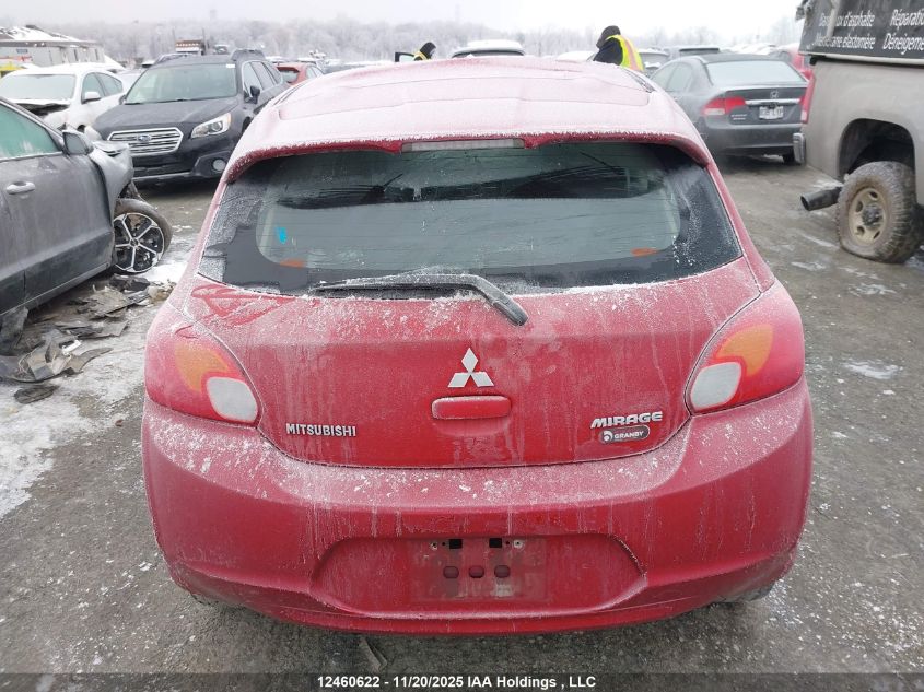 2014 Mitsubishi Mirage Es VIN: ML32A4HJXEH015482 Lot: 12460622