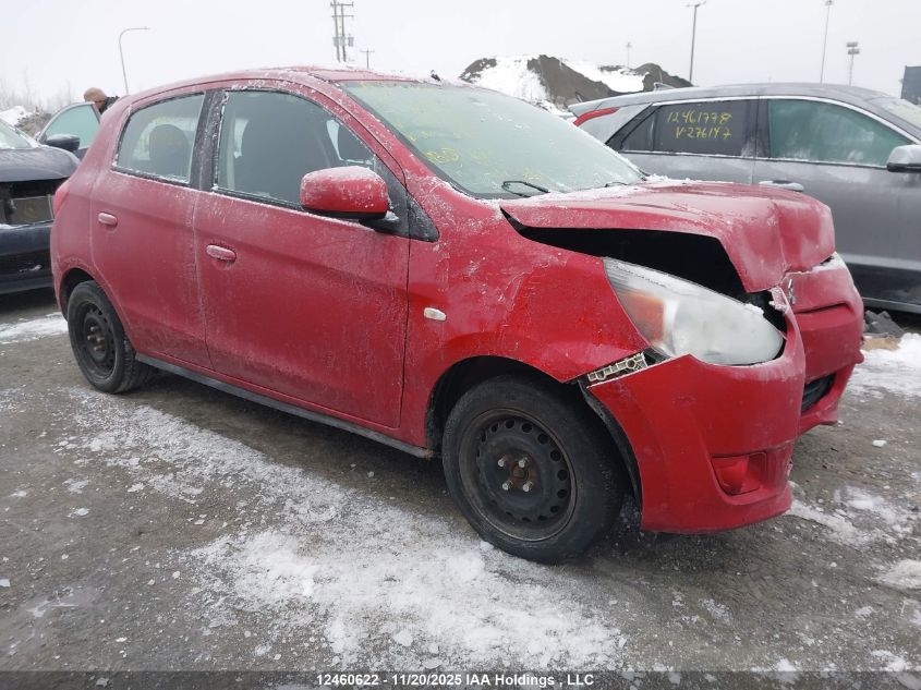 2014 Mitsubishi Mirage Es VIN: ML32A4HJXEH015482 Lot: 12460622