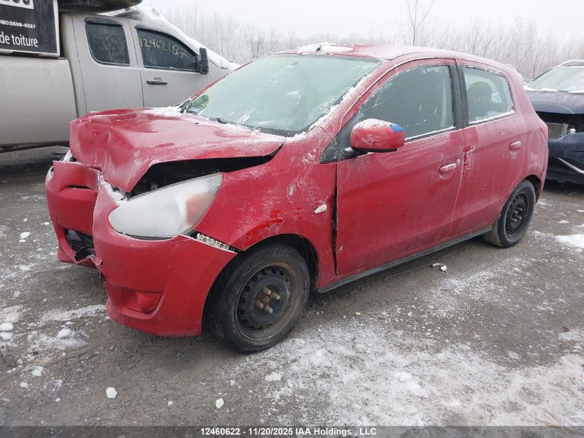 2014 Mitsubishi Mirage Es VIN: ML32A4HJXEH015482 Lot: 12460622