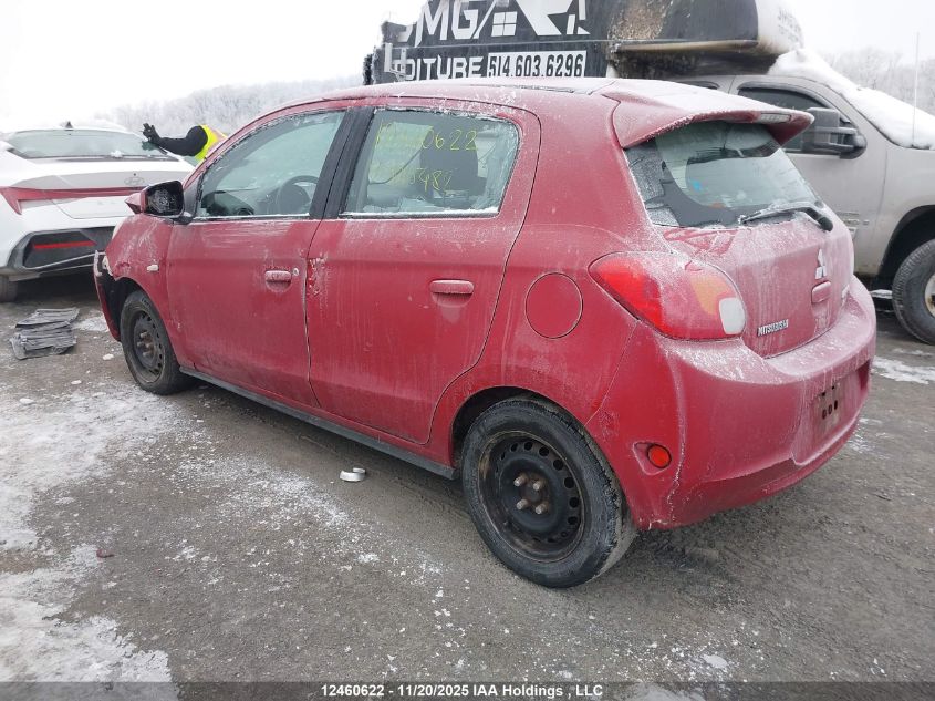 2014 Mitsubishi Mirage Es VIN: ML32A4HJXEH015482 Lot: 12460622