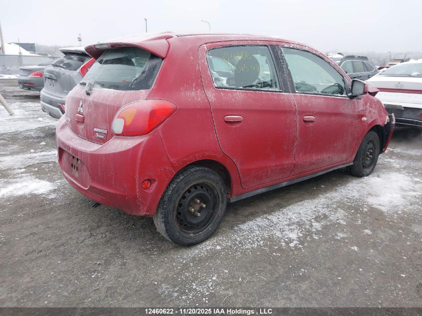 2014 Mitsubishi Mirage Es VIN: ML32A4HJXEH015482 Lot: 12460622