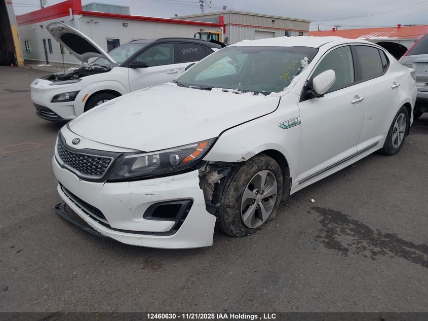 2014 Kia Optima Hybrid Lx VIN: KNAGM4AD9E5064377 Lot: 12460630