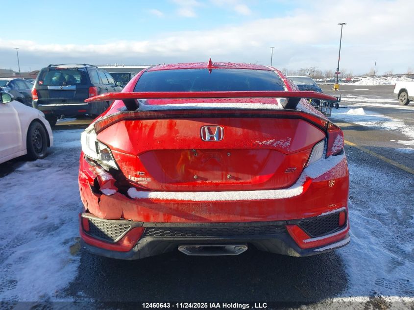 2017 Honda Civic Si Si VIN: 2HGFC3A52HH220312 Lot: 12460643