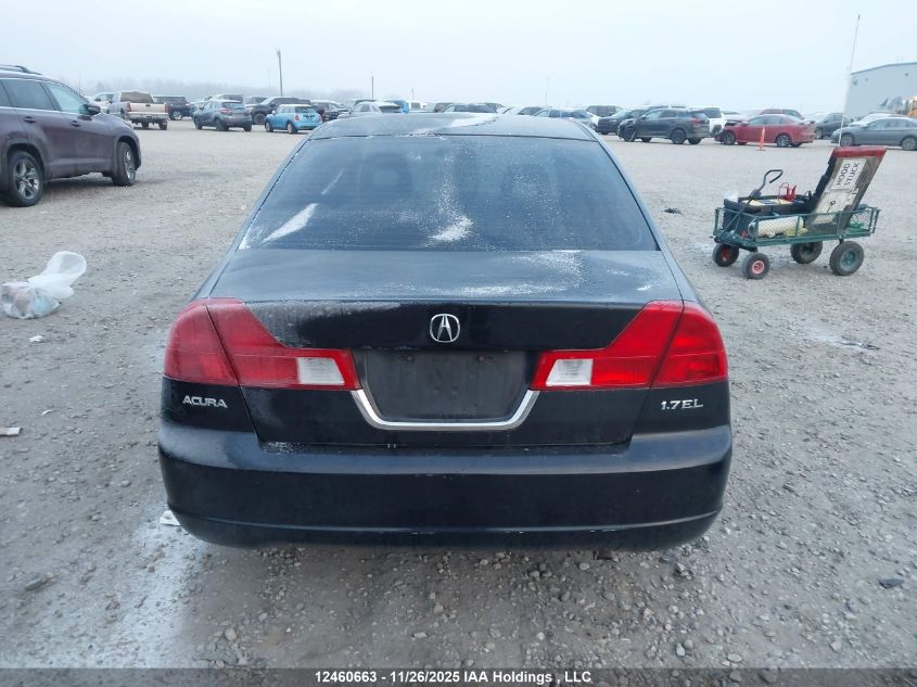 2002 Acura 1.7El Premium VIN: 2HHES36842H007897 Lot: 12460663