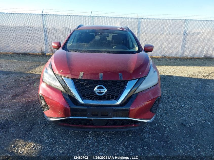 2020 Nissan Murano Sv VIN: 5N1AZ2BS2LN123077 Lot: 12460702