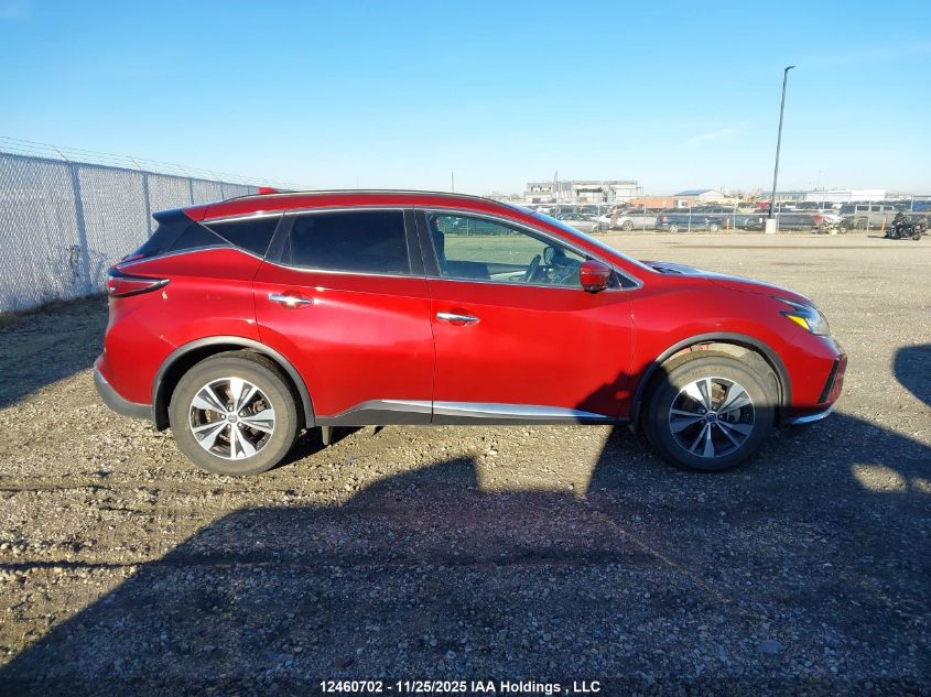 2020 Nissan Murano Sv VIN: 5N1AZ2BS2LN123077 Lot: 12460702