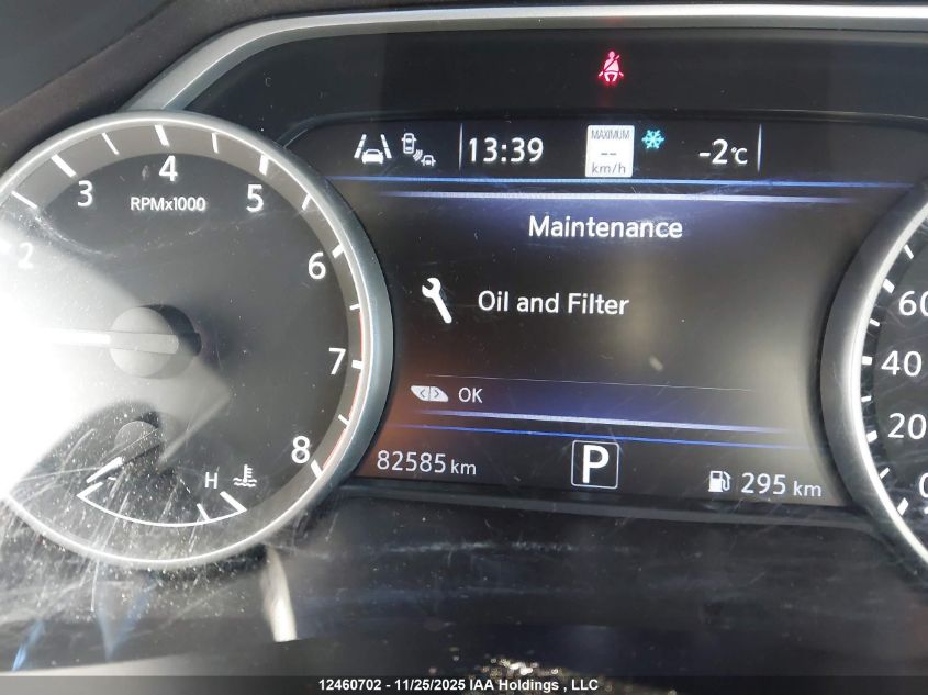 2020 Nissan Murano Sv VIN: 5N1AZ2BS2LN123077 Lot: 12460702