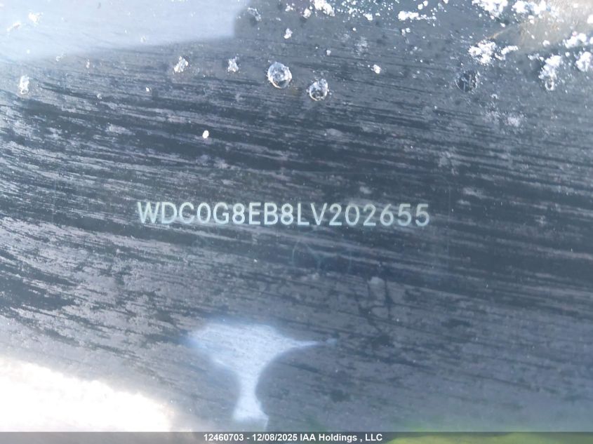 2020 Mercedes-Benz Glc 300 4Matic VIN: WDC0G8EB8LV202655 Lot: 12460703