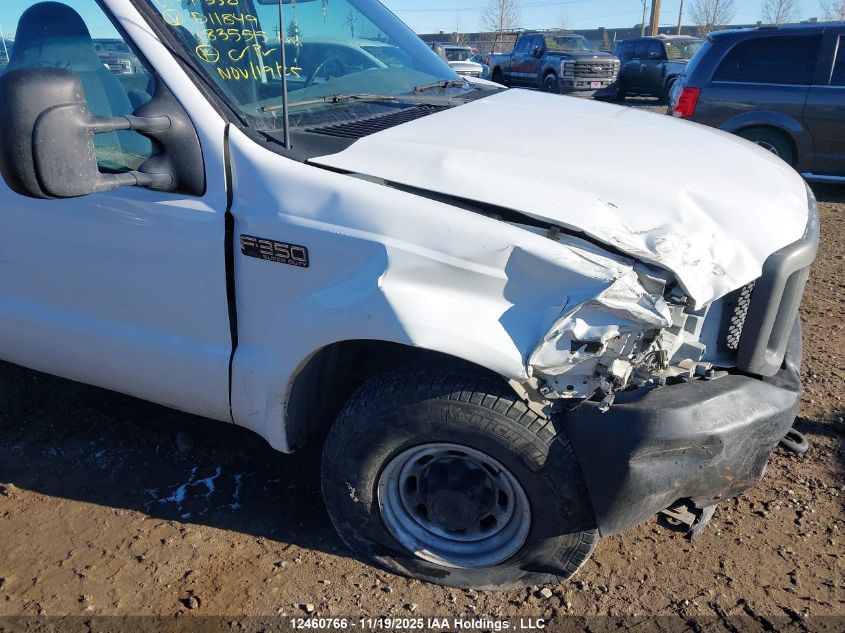 2001 Ford F350 Srw Super Duty VIN: 1FTSF30L51ED11849 Lot: 12460766