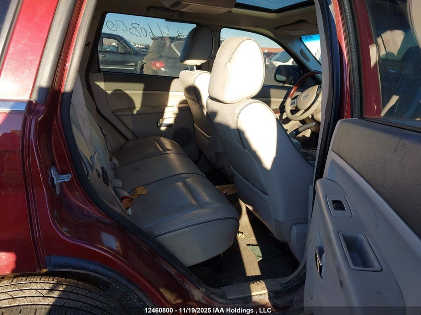 2008 Jeep Grand Cherokee Overland VIN: 1J8HR68M18C504949 Lot: 12460800