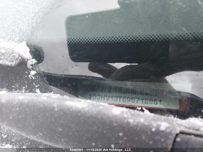 2009 Dodge Ram 1500 VIN: 1D3HV13T69S716961 Lot: 12460801