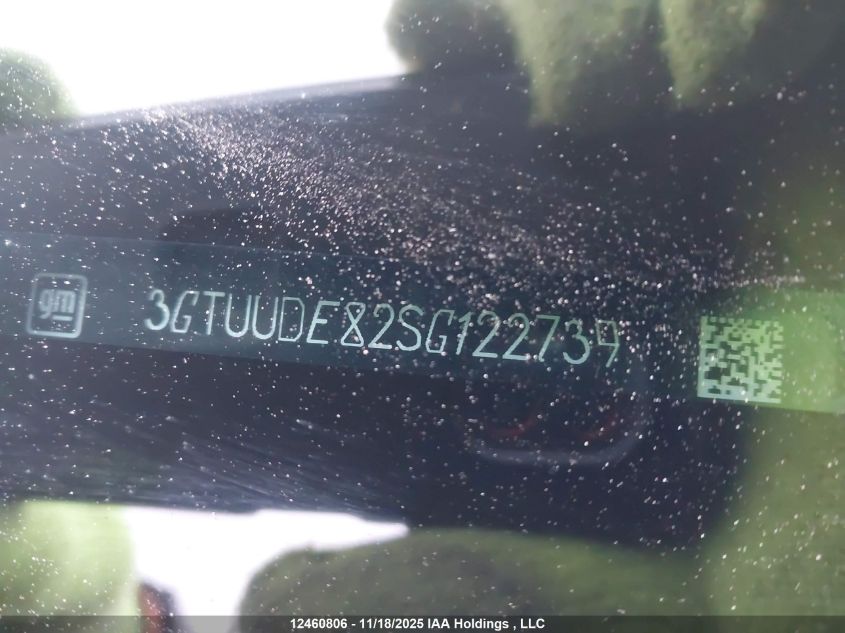 2025 GMC Sierra K1500 Slt VIN: 3GTUUDE82SG122739 Lot: 12460806