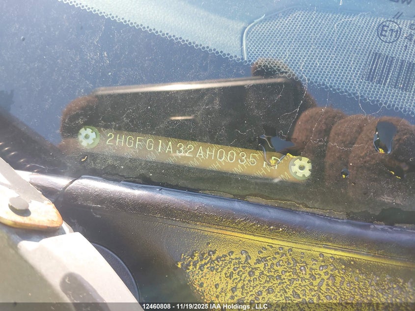 2HGFG1A32AH003517 2010 HONDA CIVIC photo no. 18