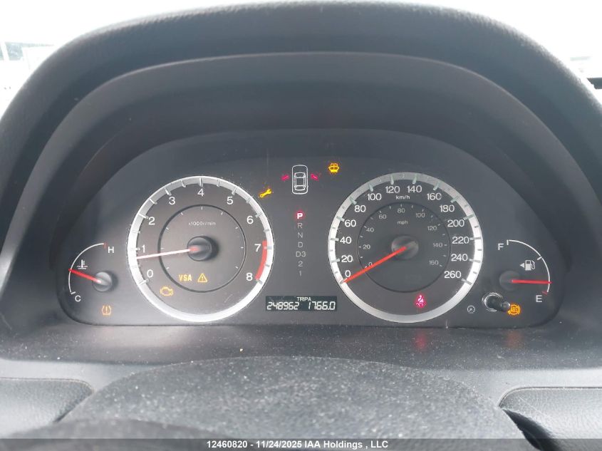 2009 Honda Accord Exl VIN: 1HGCP36849A802017 Lot: 12460820