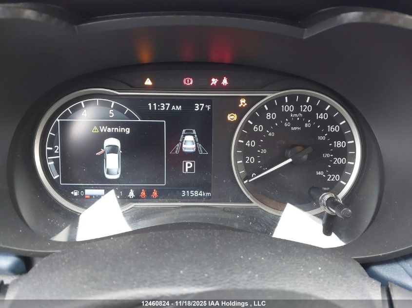 2025 Nissan Versa Sv VIN: 3N1CN8EVXSL840166 Lot: 12460824