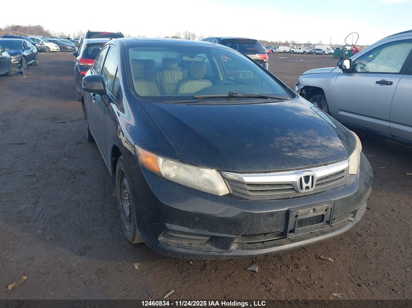 2HGFB2F91CH002718 2012 Honda Civic Ex-L auction photo 1