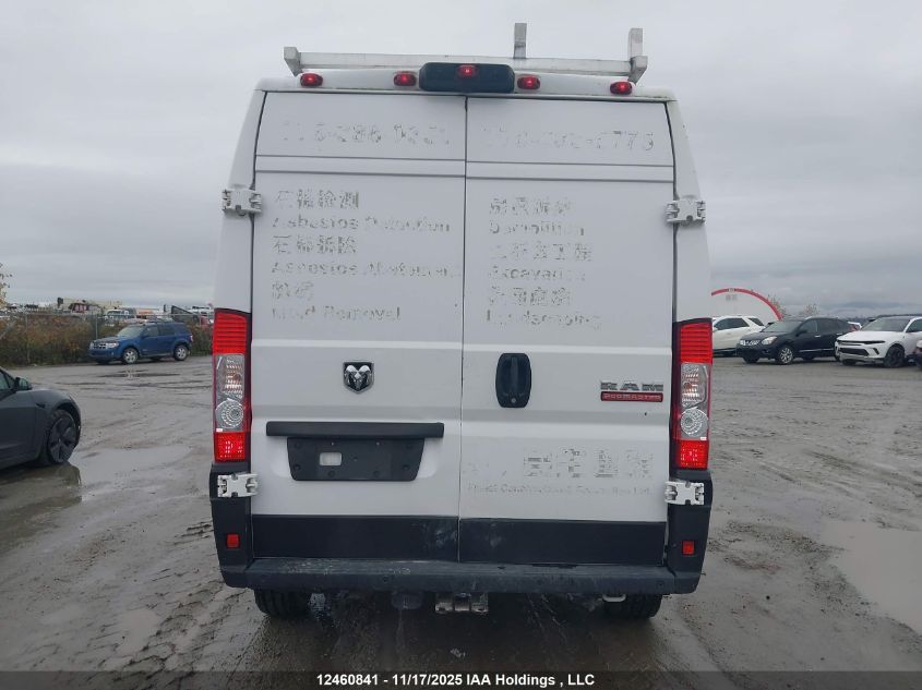 2021 Ram Promaster 3500 3500 High VIN: 3C6MRVHGXME558013 Lot: 12460841