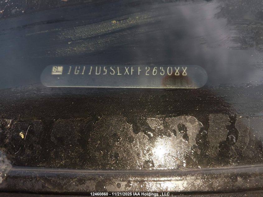 2015 Chevrolet Malibu 2Lt VIN: 1G11D5SLXFF263088 Lot: 12460860