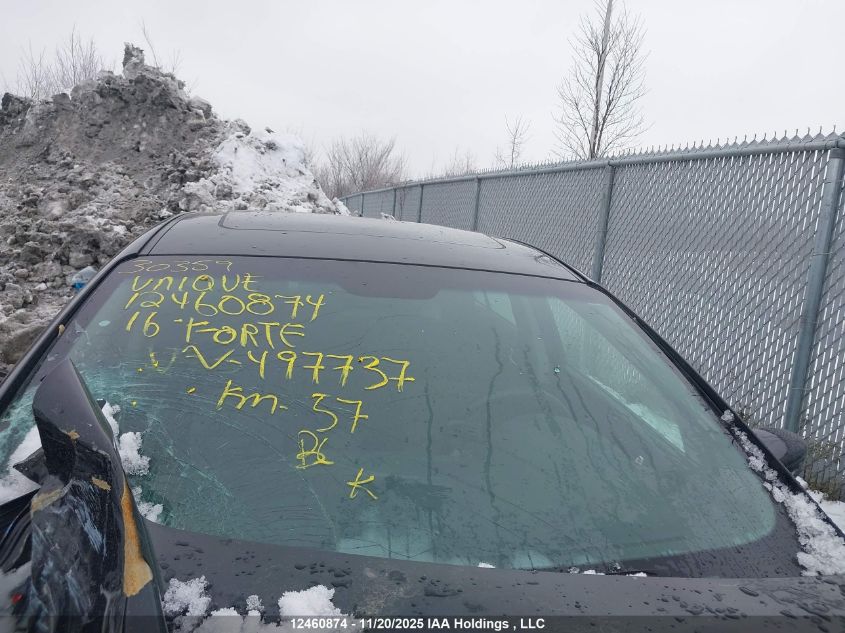 2016 Kia Forte 1.8L Lx/1.8L Lx+ VIN: KNAFX4A69G5497737 Lot: 12460874