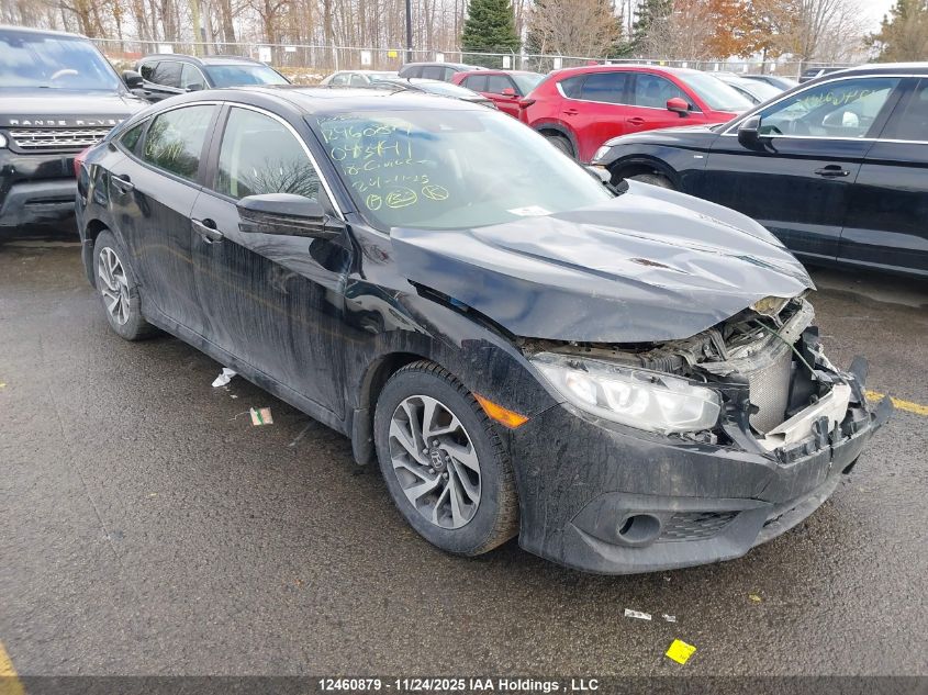 2018 Honda Civic Ex VIN: 2HGFC2F80JH043441 Lot: 12460879