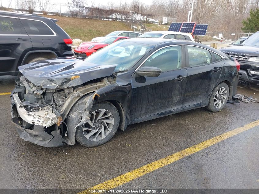 2018 Honda Civic Ex VIN: 2HGFC2F80JH043441 Lot: 12460879