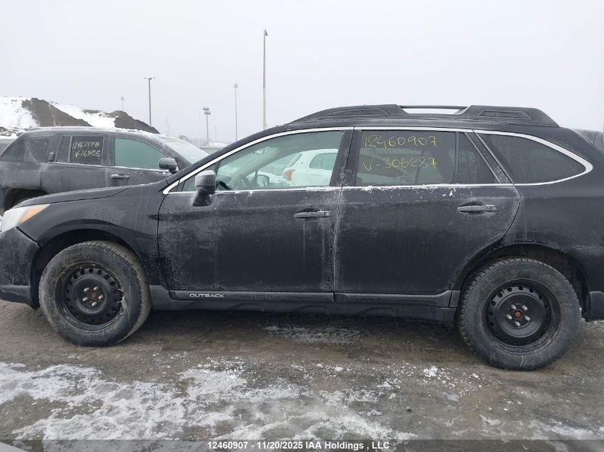 2015 Subaru Outback 2.5I VIN: 4S4BSCAC7F3306287 Lot: 12460907