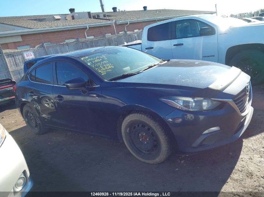 2014 Mazda 3 Touring VIN: 3MZBM1V70EM110590 Lot: 12460928