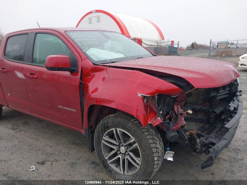 2021 Chevrolet Colorado Wt VIN: 1GCGTBEN6M1118091 Lot: 12460943