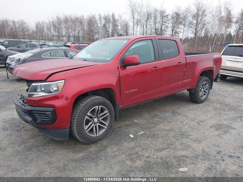 1GCGTBEN6M1118091 2021 CHEVROLET COLORADO photo no. 2