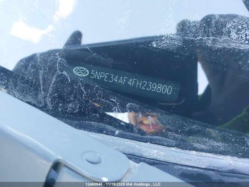 2015 Hyundai Sonata Sport/Limited VIN: 5NPE34AF4FH239800 Lot: 12460948