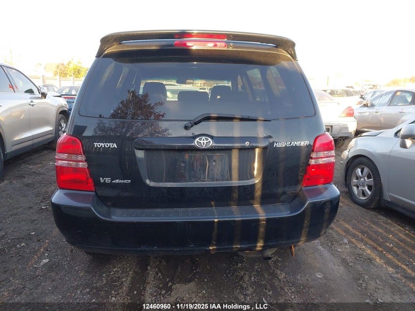 2002 Toyota Highlander Limited VIN: JTEHF21A320072300 Lot: 12460960