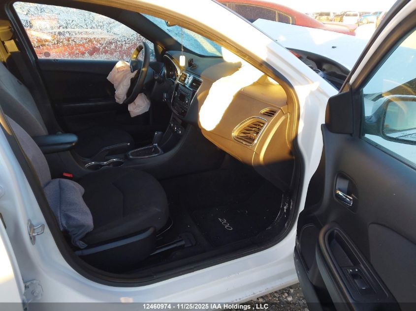 2012 Chrysler 200 Lx VIN: 1C3CCBABXCN192250 Lot: 12460974