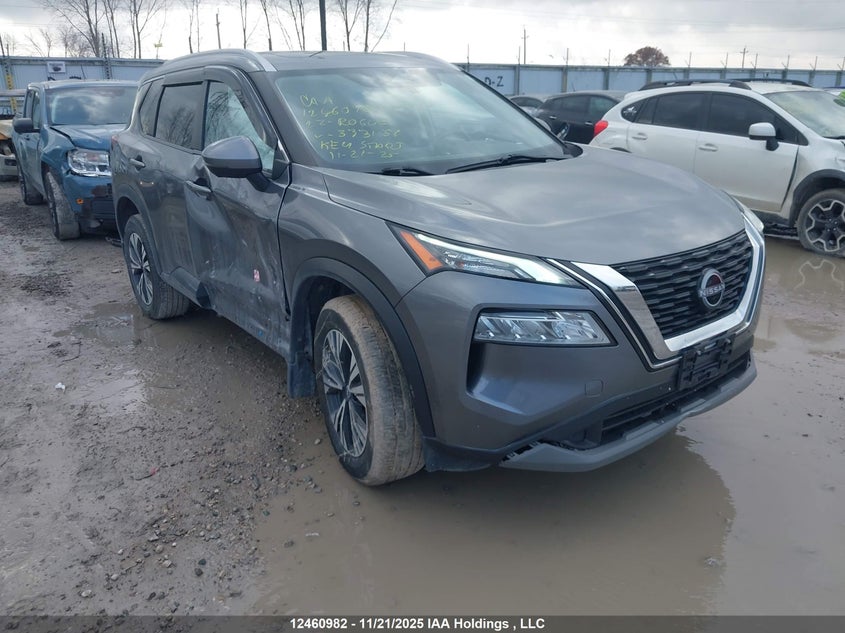 2022 Nissan Rogue Sv VIN: JN8BT3BB3NW333186 Lot: 12460982