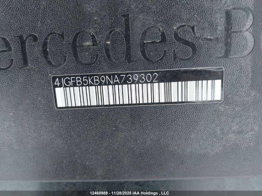 2022 Mercedes-Benz Gle 450 4Matic VIN: 4JGFB5KB9NA739302 Lot: 12460989
