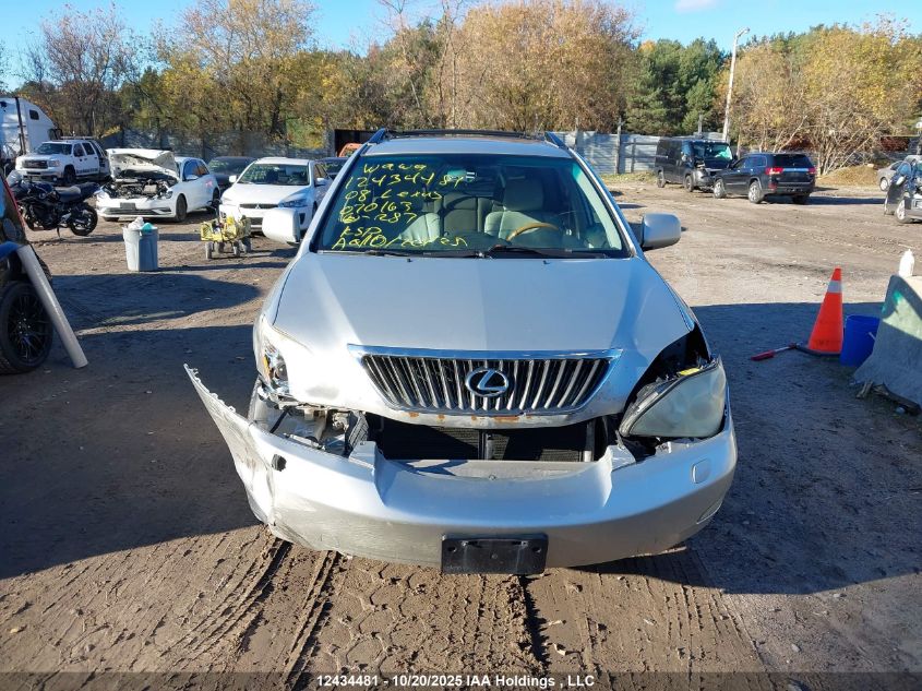 2008 Lexus Rx 350 VIN: 2T2HK31U68C070163 Lot: 12434481X