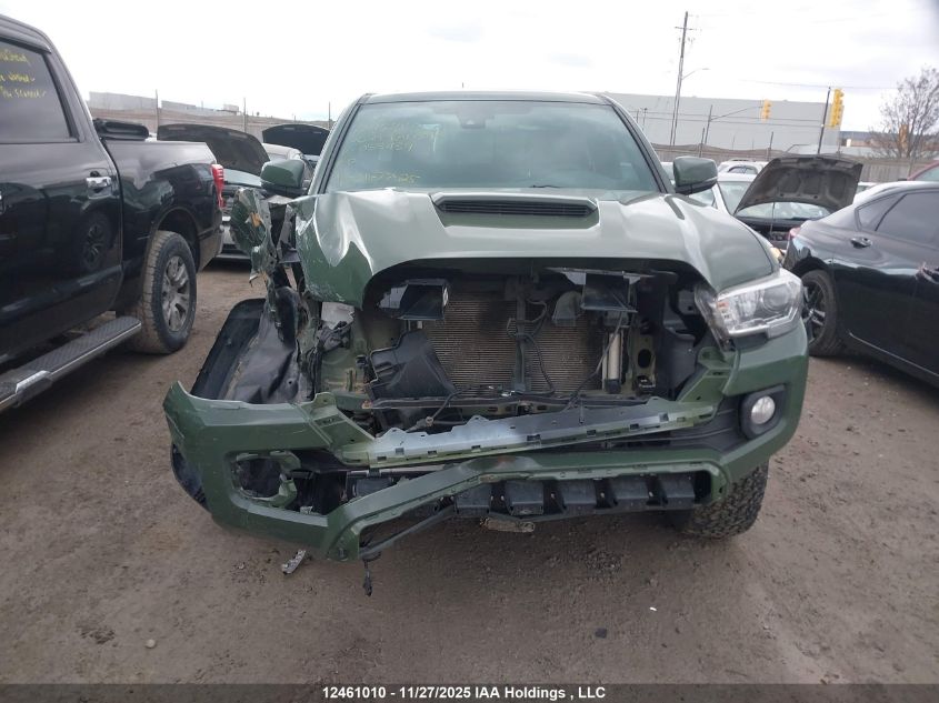 2021 Toyota Tacoma Double Cab/Sr5/Trd Sport/Trd Off Road VIN: 5TFDZ5BNXMX058434 Lot: 12461010