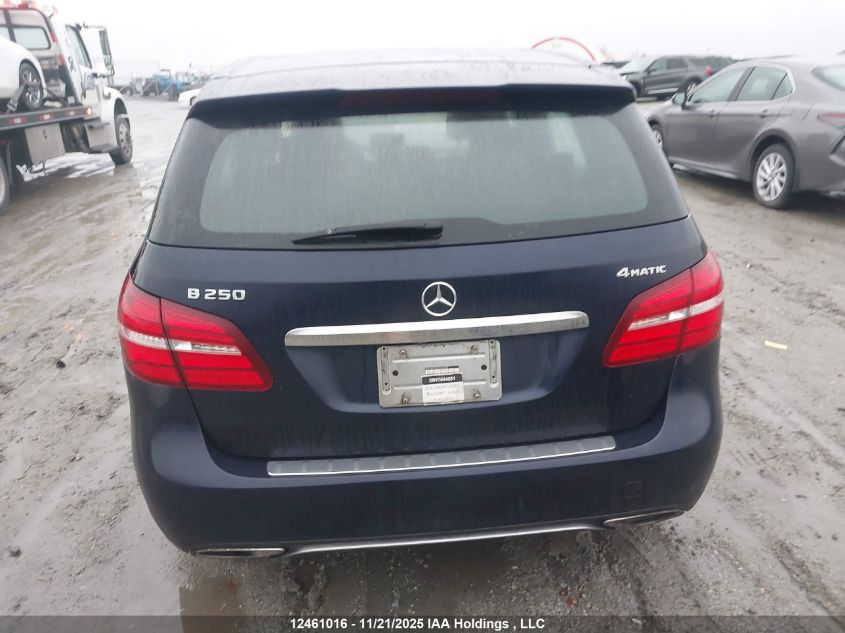 2017 Mercedes-Benz B 250 4Matic Sports Tourer VIN: WDDMH4GBXHJ432485 Lot: 12461016