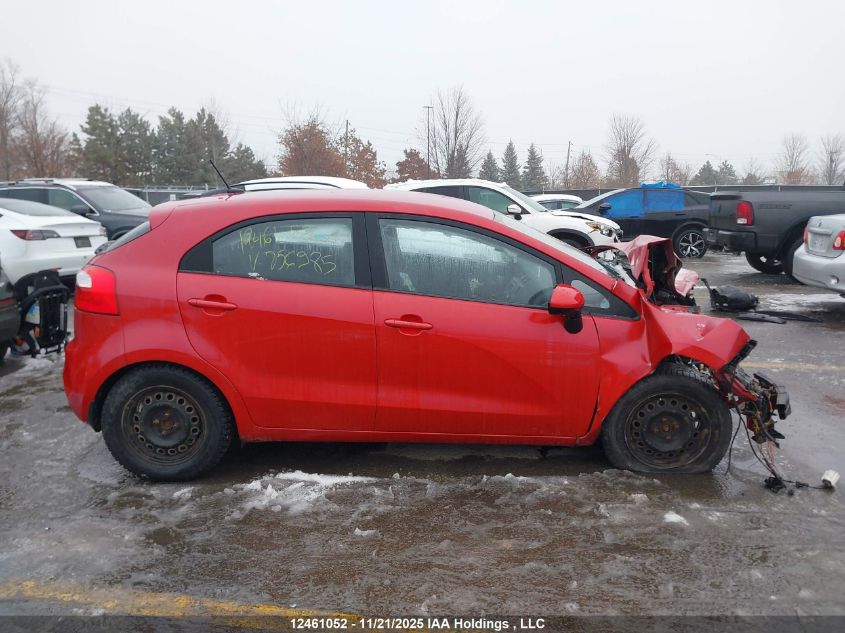 2013 Kia Rio Ex/Lx/Lx+/Sx VIN: KNADM5A33D6856985 Lot: 12461052