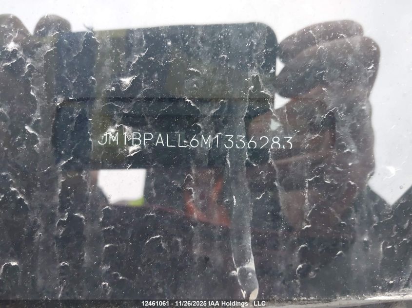 2021 Mazda 3 Preferred VIN: JM1BPALL6M1336283 Lot: 12461061