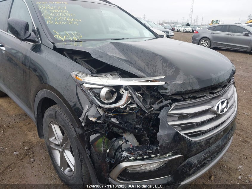 5XYZT3LB8JG521590 2018 HYUNDAI SANTA FE photo no. 6