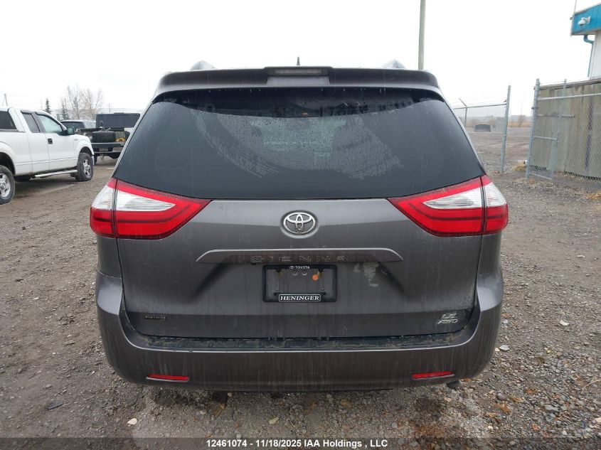 2018 Toyota Sienna Le VIN: 5TDJZ3DC5JS192014 Lot: 12461074