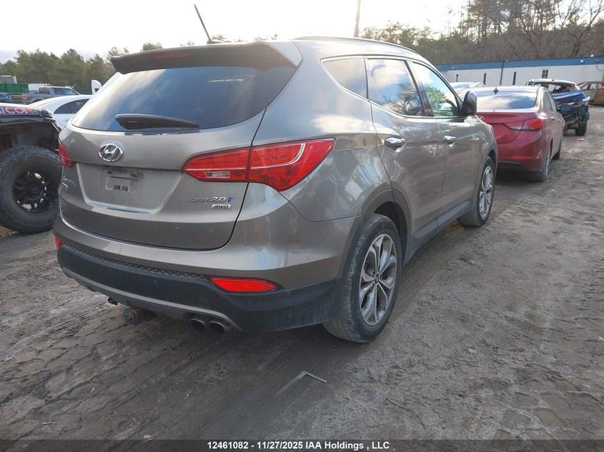 5XYZUDLA4EG212991 2014 HYUNDAI SANTA FE photo no. 4